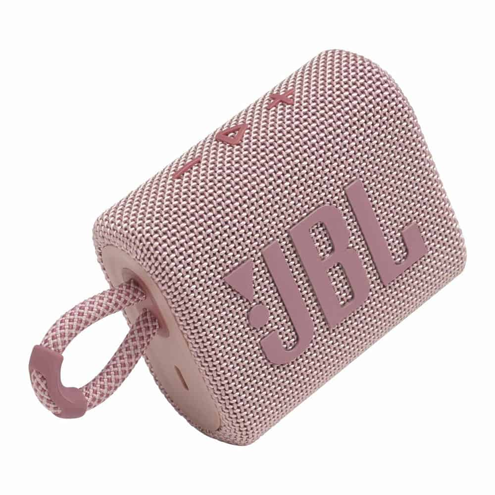 (image for) JBL GO 3 Compact Waterproof Portable Bluetooth Speaker Pink